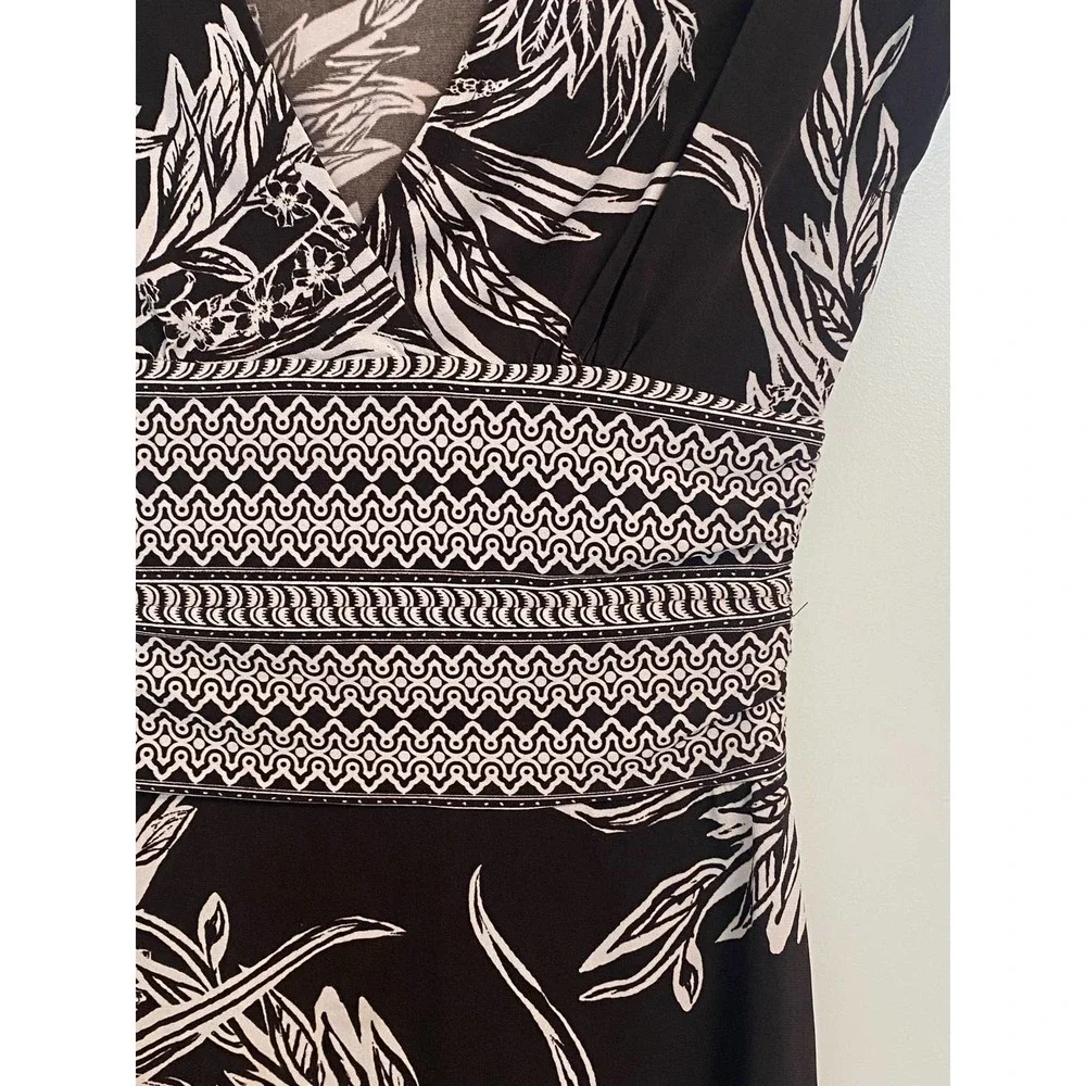 Max & Cleo Tropical‎ Print Knee Length Dress